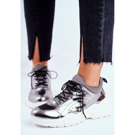 Dámské tenisky Goe Leather Pewter GG2N3040 černá 1