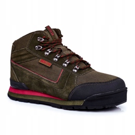 Pánské trekové boty Big Star Outdoor Khaki GG174200 zelená 1