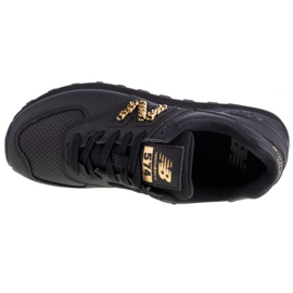 Boty New Balance W WL574HNQ černý zlatý 2