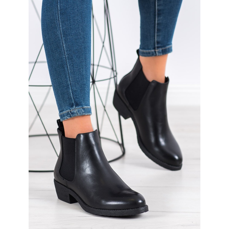 Sergio Leone Černé nazouvací boty černý 2