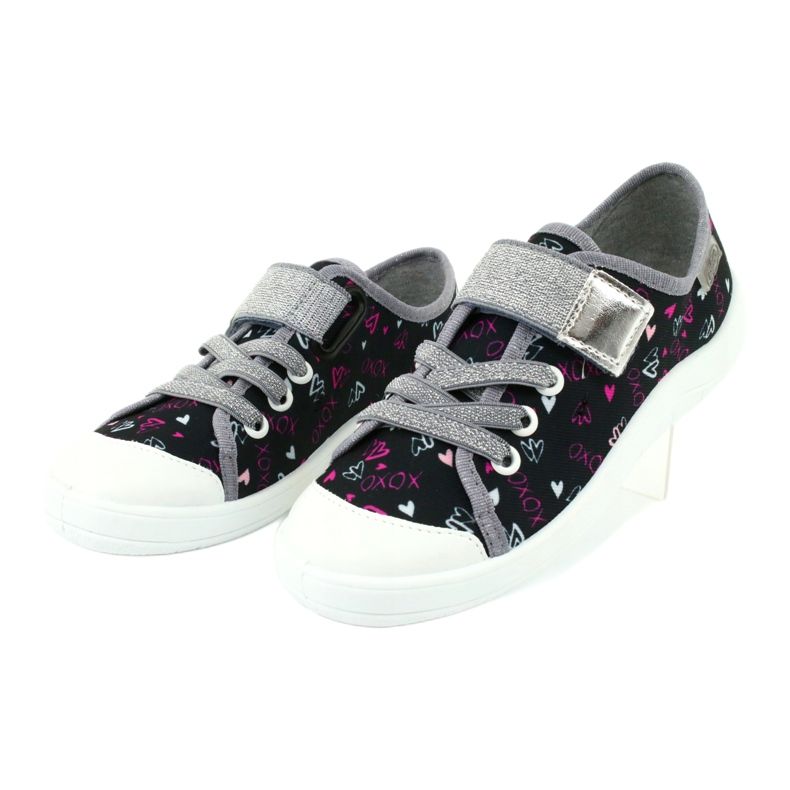 Dětská obuv Befado 251Q142 stříbro šedá vícebarevný 2