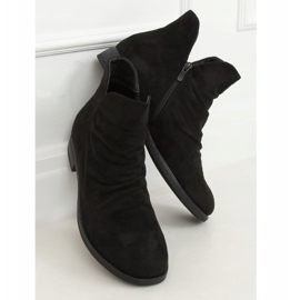 Boty s broušeným semišovým černým ST-21 Black černá 1
