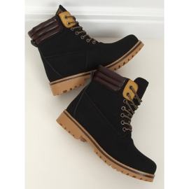 Dámské černé zateplené kozačky C001-1 černé černá 1 Dámské černé zateplené kozačky C001-1 černé černá 1