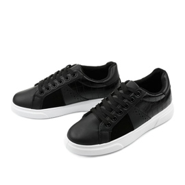 Černé stylové dámské tenisky BK928 černý 2