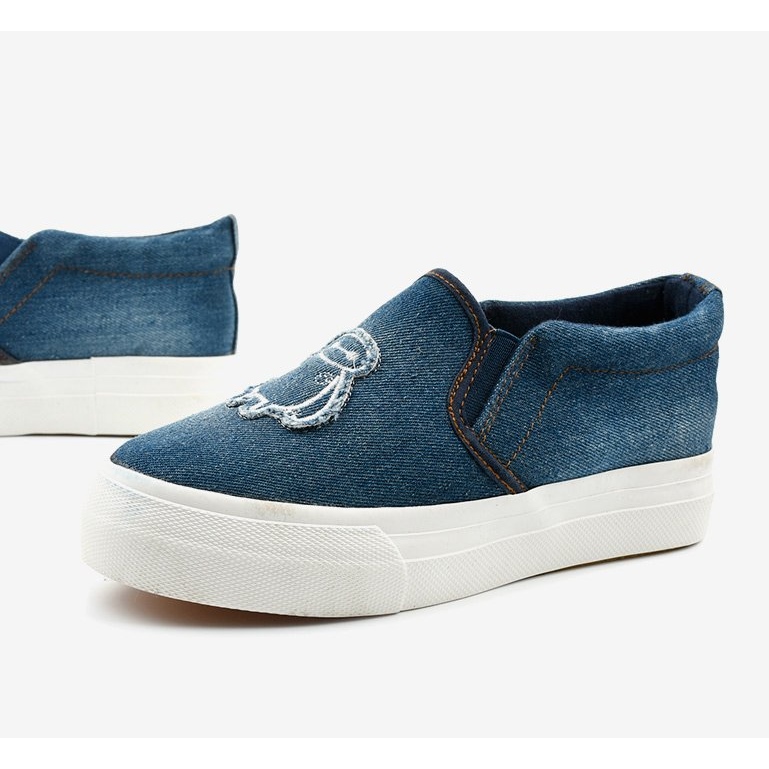 Cherilena tenisky džíny námořnická modrá modrý 1