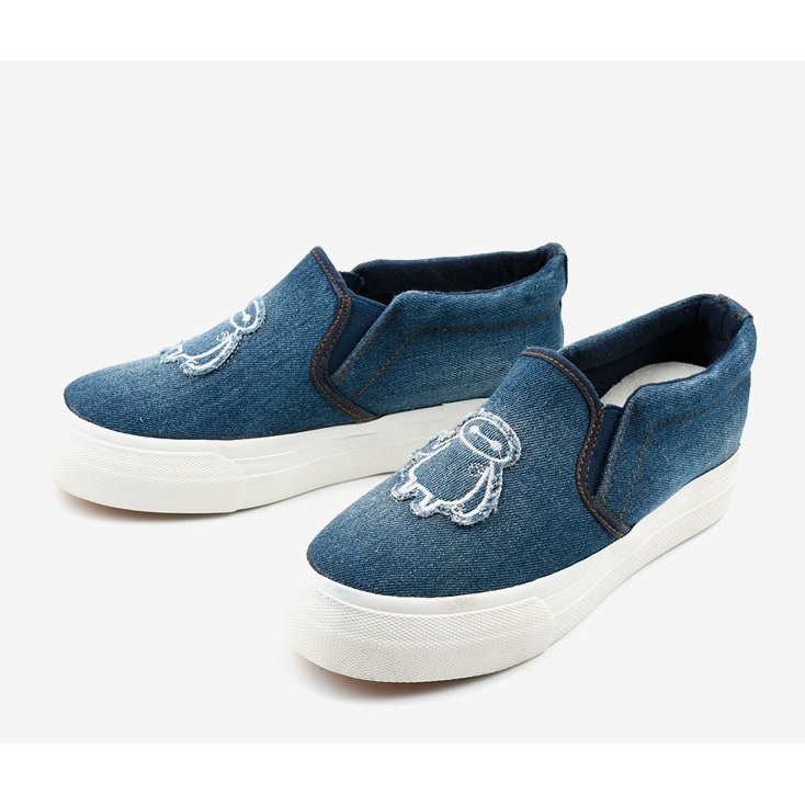 Cherilena tenisky džíny námořnická modrá modrý 2