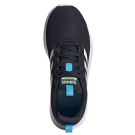 Boty Adidas Lite Racer Cln Jr FV9608 černý námořnická modř 1