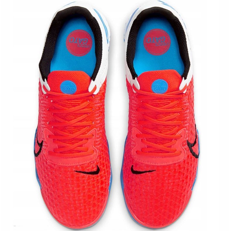 Kopačky Nike React Gato Ic M CT0550 604 červená, bílá červený 1