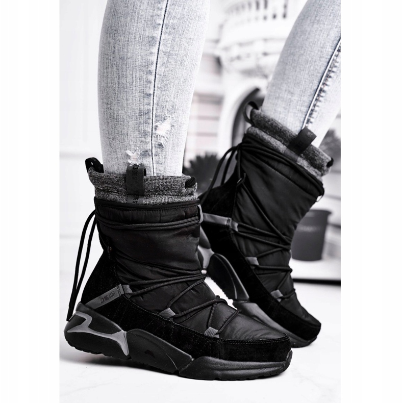 Dámské sněhové boty Big Star Black GG274628 černá 1