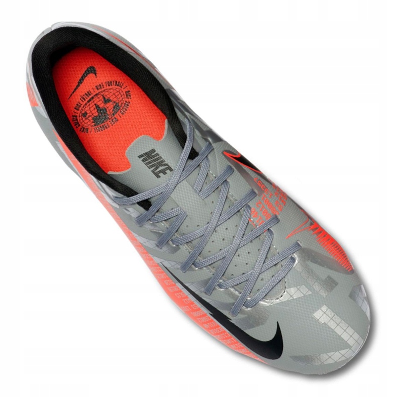 Kopačky Nike Vapor 13 Academy Mg Jr AT8123-906 šedá 3