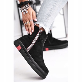 PS1 Dámské boty, dva jezdce, černé, vrať se černá 2