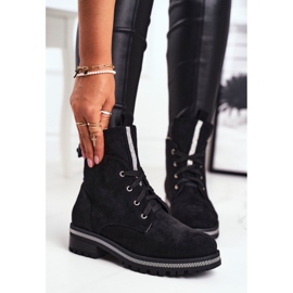 SEA Dámské boty Eko semiš Černá stovka procent černý 1