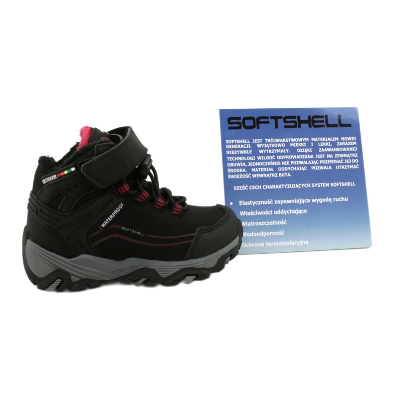 American Club Dětské měkké boty s černou membránou HL42/20 černá 5