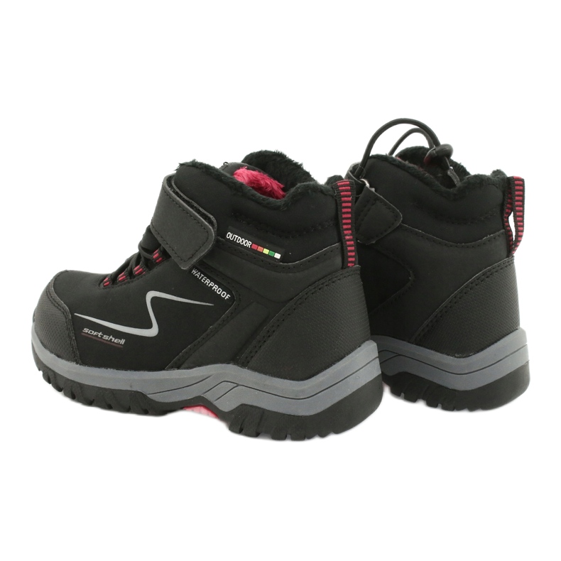 Měkké sportovní boty s membránou American Club HL38 / 20 černá červené 4