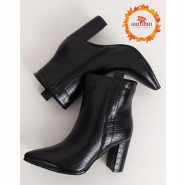 Černá Snake boty na vysokém podpatku RB54 Black černý 1