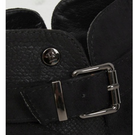 Černá CM-8M5 Černé boty na vysoké podrážce černý 1