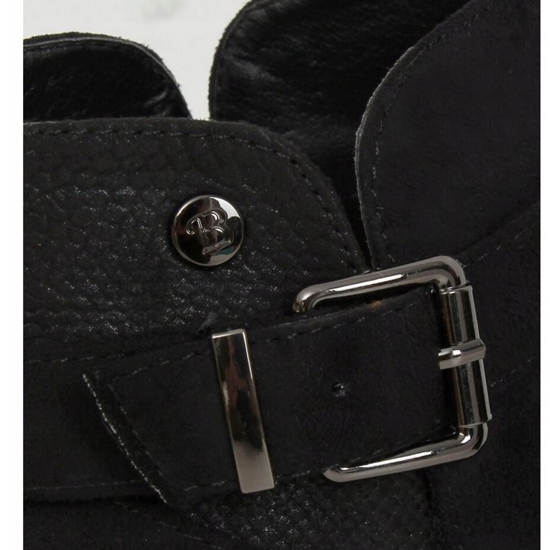 Černá CM-8M5 Černé boty na vysoké podrážce černý 1