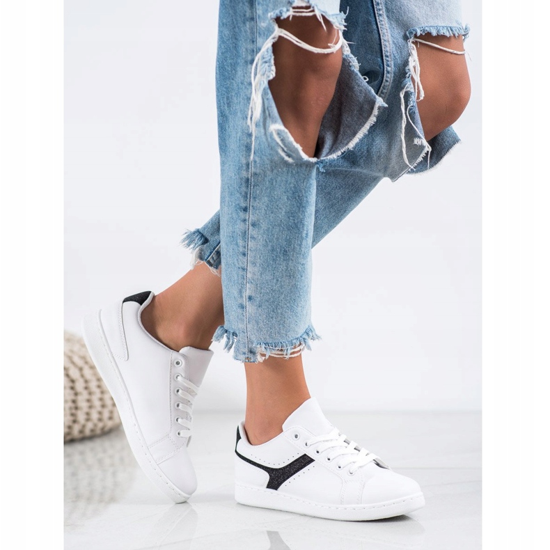 SHELOVET Módní sportovní obuv bílý 1