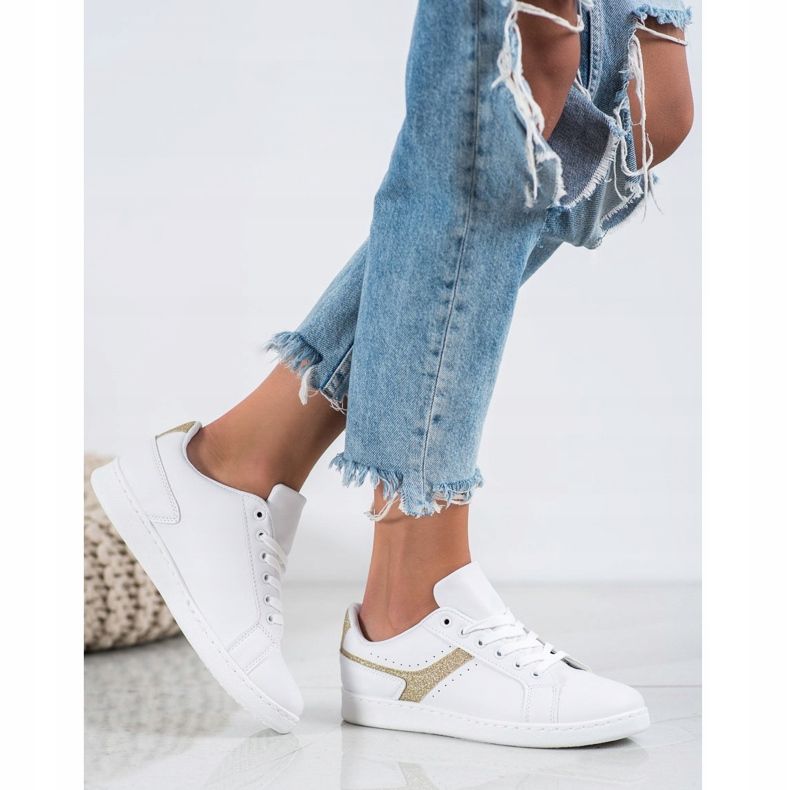 SHELOVET Módní sportovní obuv bílý 1