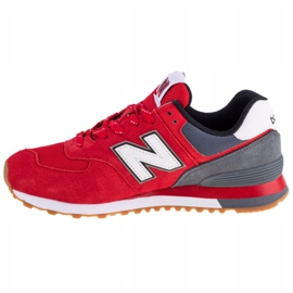 Boty New Balance M ML574SKD bílý červené vícebarevný 1