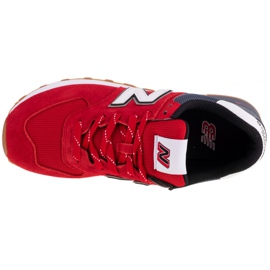Boty New Balance M ML574SKD bílý červený vícebarevný 2