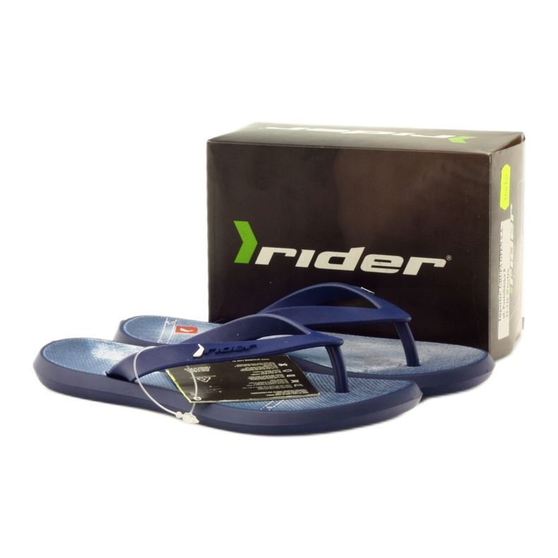 Námořnické modré pantofle dětské boty Rider 1307 žabky námořnická modř 4