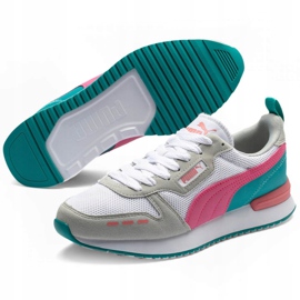 Dámské boty Puma R78 W 373117 12 béžový bílý pomerančový růžový zelený 1
