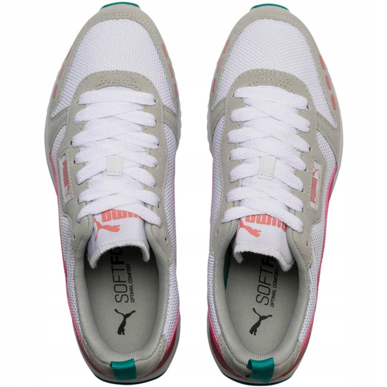 Dámské boty Puma R78 W 373117 12 béžový bílý pomerančový růžový zelený 2