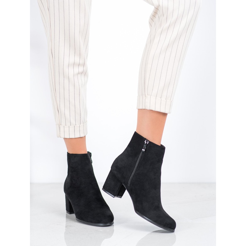 Danic Černé boty na vysokých podpatcích černá 1