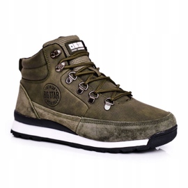Dámské trekové boty Big Star Khaki GG274617 šedá zelený 1