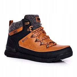 Dámské trekové boty Big Star Camel GG274619 černý žluť 1
