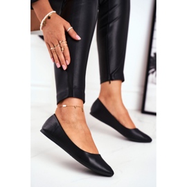 PS1 Elegantní dámské balerínky Black Maude černá 1