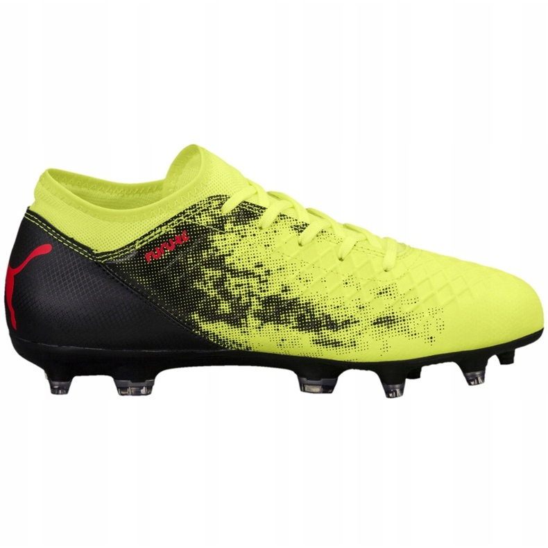 Puma Future 18.4 Fg Ag Dětské kopačky žluto-černé 104346 01 vícebarevný žluť 1