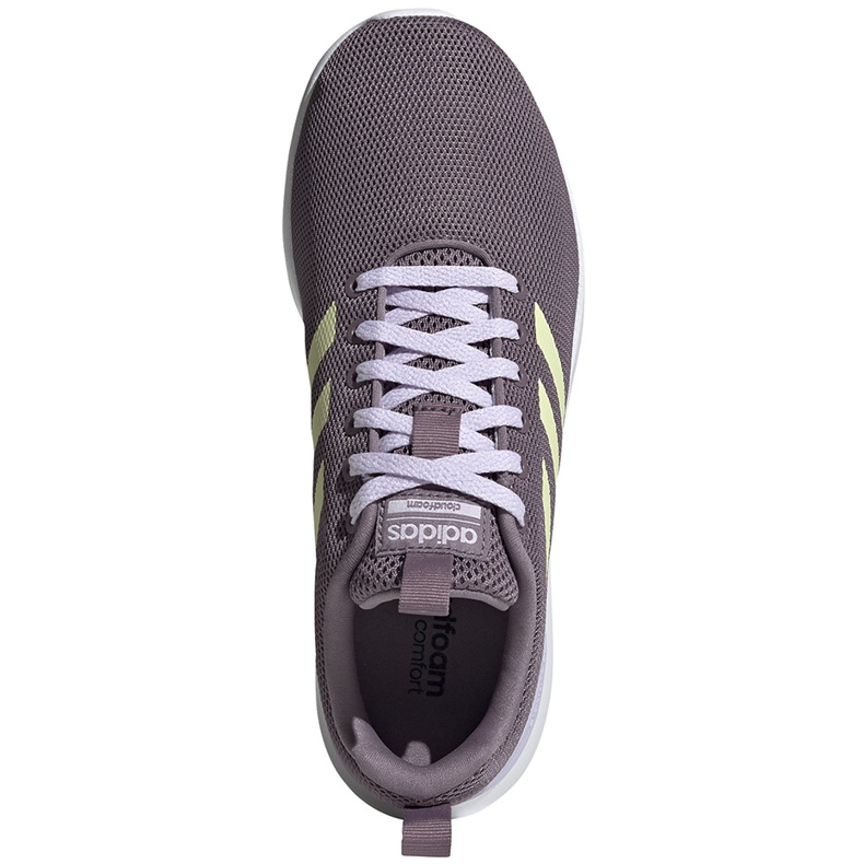 Fialové dámské boty Adidas Lite Racer Cln EG3147 fialový šedá 1