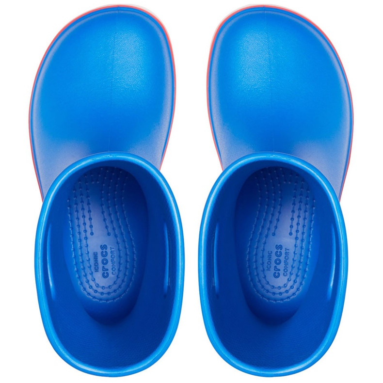 Dětské boty do deště Crocs Crocband Rain Boot Kids blue 205827 4KD modrý 1