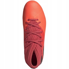 Kopačky Adidas Nemeziz 19.3 Fg Junior EH0492 pomerančový červený 1
