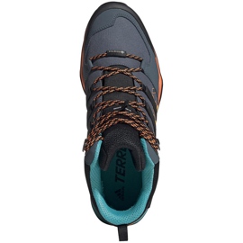 Pánské boty Adidas Terrex Swift šedo-oranžovo-modré FV6840 modrý pomerančový šedá vícebarevný 1