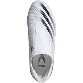Kopačky Adidas X GHOSTED.3 Ll Fg Junior EG8151 bílý bílý 1