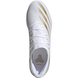 Kopačky Adidas X GHOSTED.3 In EG8204 bílá, zlatá zlatý 1