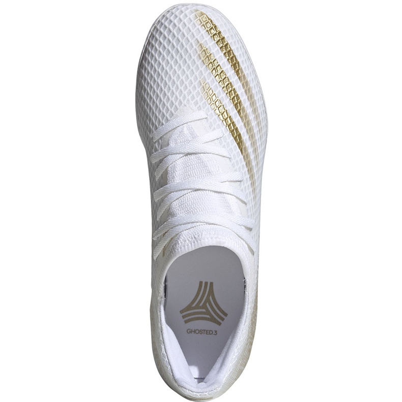 Kopačky Adidas X GHOSTED.3 In EG8204 bílá, zlatá zlatý 1