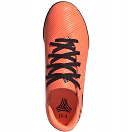 Kopačky Adidas Nemeziz 19.4 Tf Jr oranžové EH0503 oranžový oranžový 1