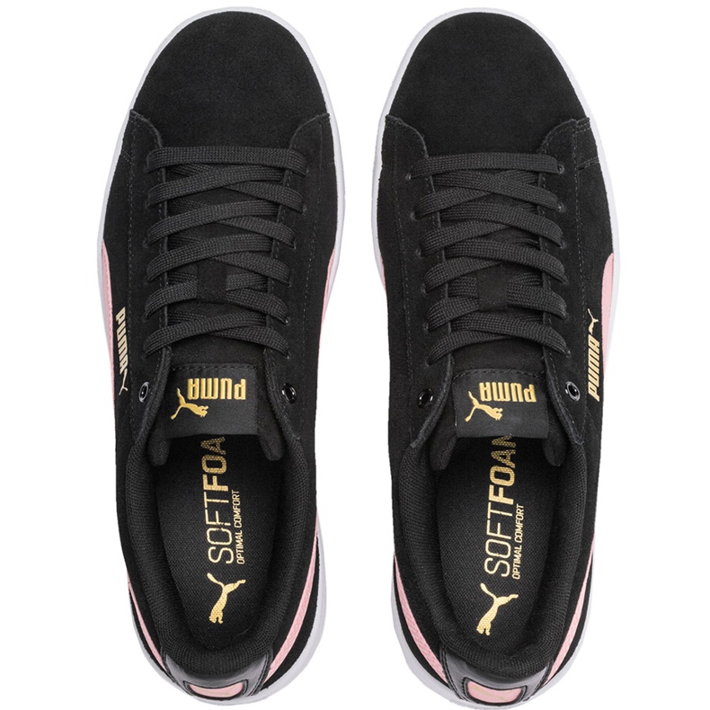 Dámské boty Puma Vikky v2 černé a růžové 369725 11 černý růžový 1