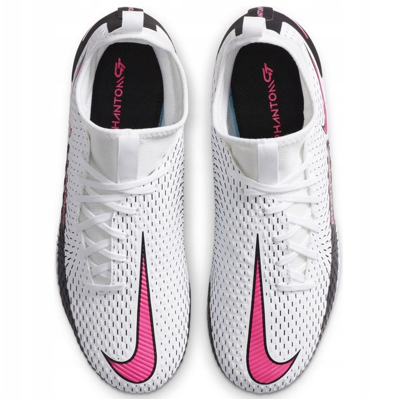 Kopačky Nike Phantom Gt Academy Df FG / MG Junior CW6694 160 bílý bílý 1