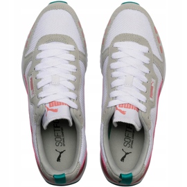 Dámské boty Puma R78 bílo-béžovo-růžovo-tyrkysové 373117 12 béžový bílý růžový vícebarevný 1