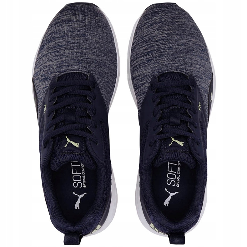 Dětská obuv Puma Nrgy Comet námořnická modrá 190675 17 šedá 2