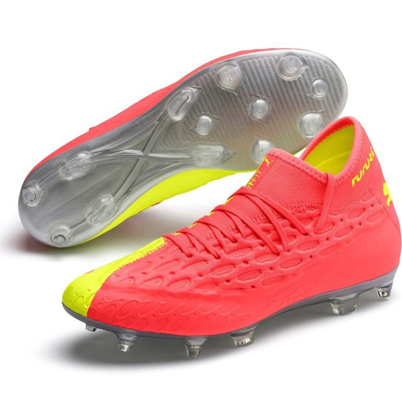 Kopačky Puma Future 5.2 Netfit Osg Evo Fg Ag 106007 01 žlutá červené 2