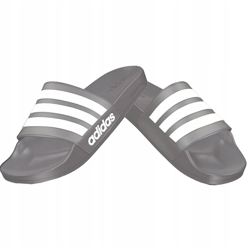 Šedé pantofle Adidas Adilette Shower B42212 šedá 1