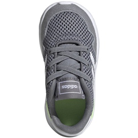 Šedá dětská obuv Adidas Archivo K EG3978 bílý zelená 1