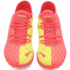 Dětské kopačky Puma Future 5.4 Osg Tt 105952 01 červená, žlutá červené 2