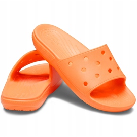 Dámské pantofle Crocs Classic Slide meruňkové 206121 801 oranžový 1